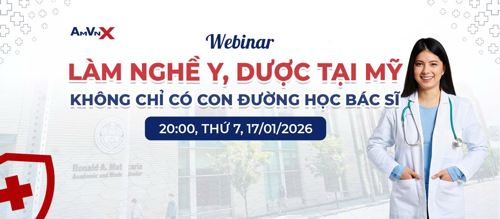 Cơ hội du học ngành Y Dược Mỹ: Webinar trực tiếp với đại diện TOP trường MCPHS