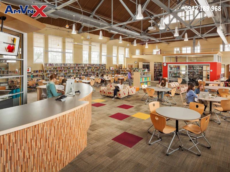 Cơ sở vật chất hiện đại, đáp ứng tất cả nhu cầu học tập và sinh hoạt của học sinh