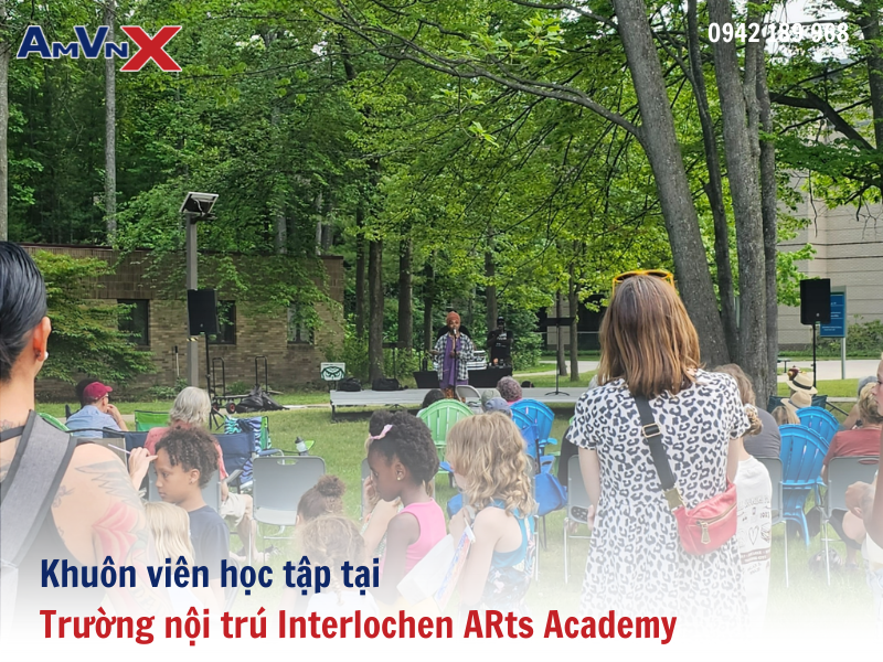 Khuôn viên học tập tại Trường nội trú Interlochen ARts Academy