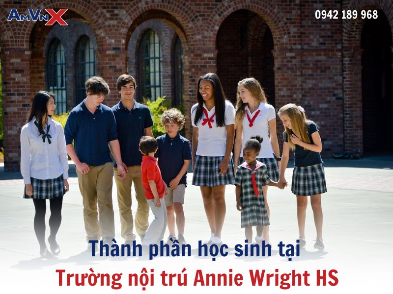Thành phần học sinh tại Trường nội trú Annie Wright HS  có gì đặc biệt