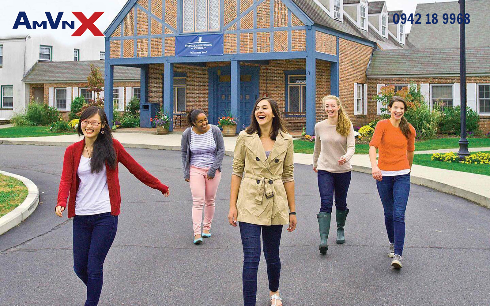 Thành phần học sinh tại Trường nội trú Stoneleigh Burnham School 