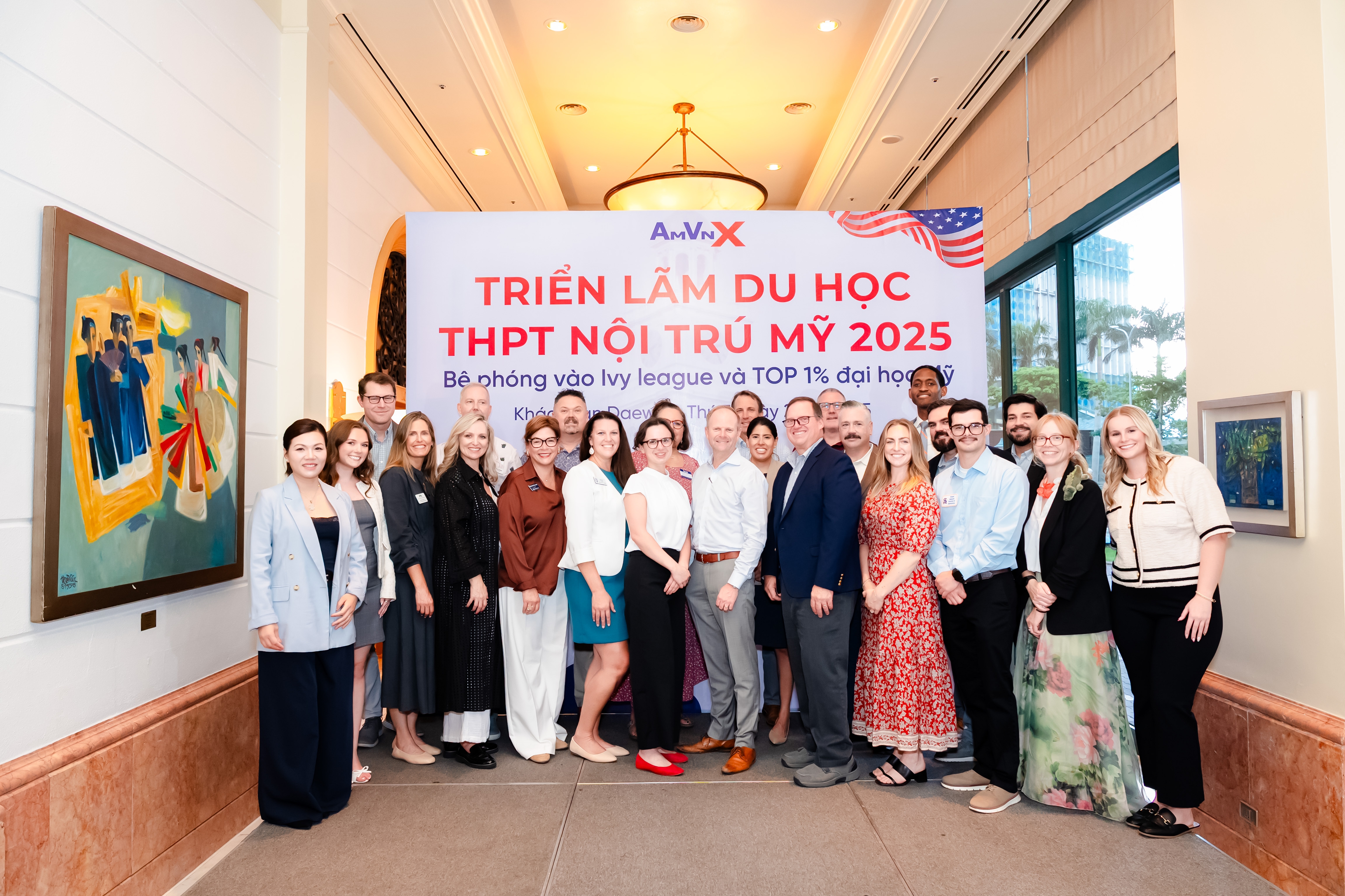 Triển Lãm Du Học Mỹ THPT Nội trú AMVNX 27-28/9: Hơn 30 Trường, Săn Học Bổng $30K