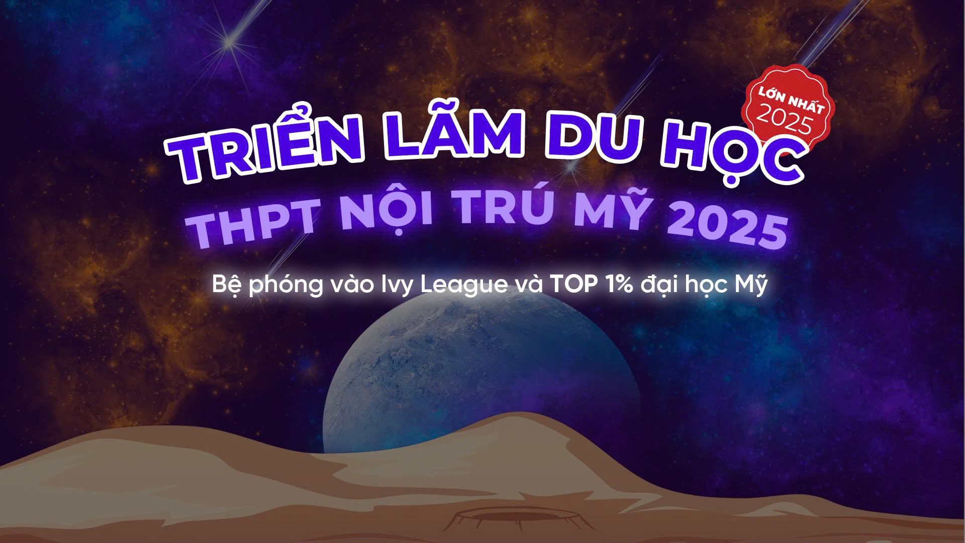 Cập Nhật Timeline Triển Lãm Du Học THPT Nội Trú Mỹ Lớn Nhất 2025