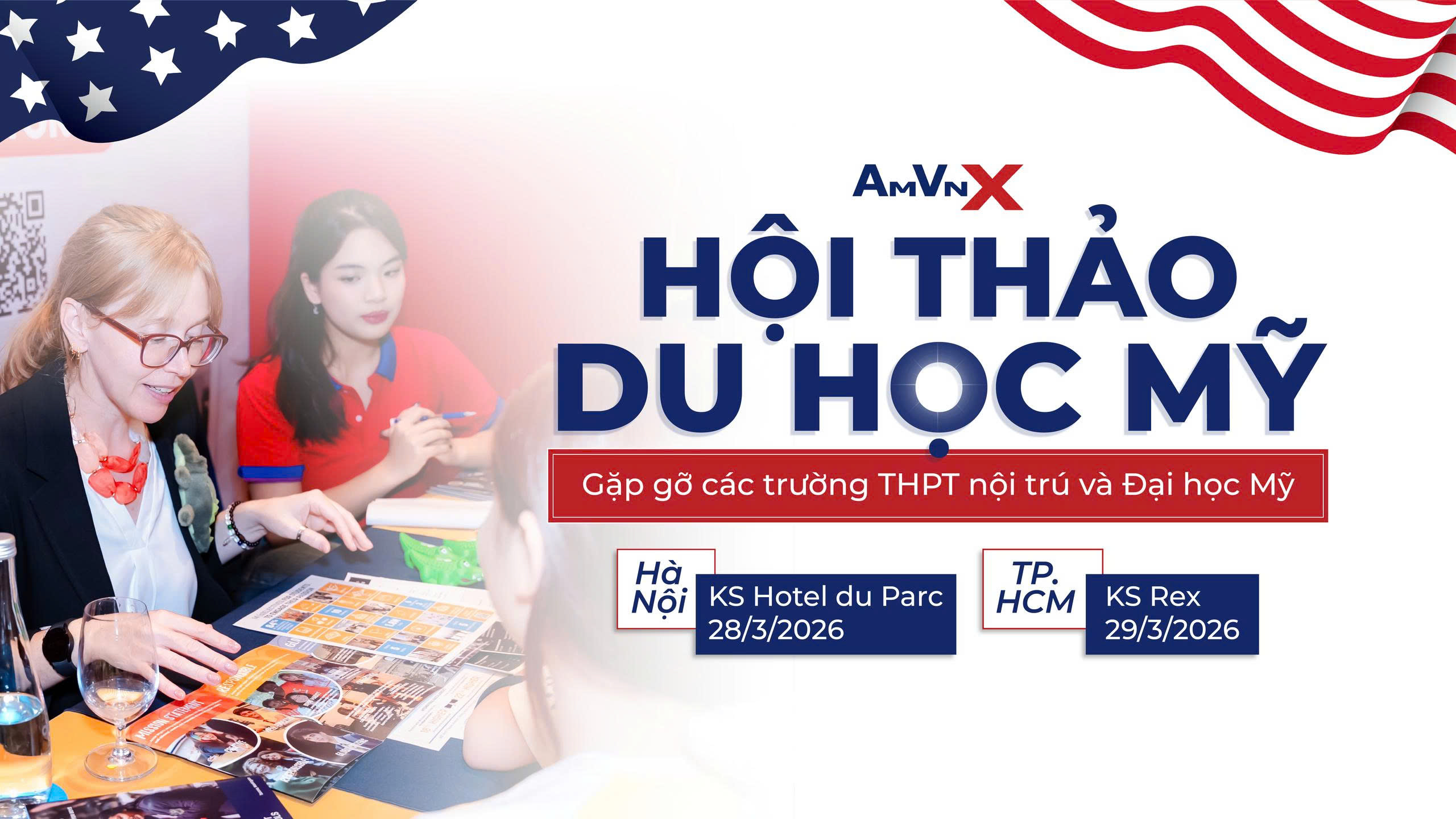 Hội thảo du học Mỹ mùa xuân 2026 – Chuẩn bị hồ sơ đại học từ THPT: Chiến lược tối ưu để vào top đại học Mỹ