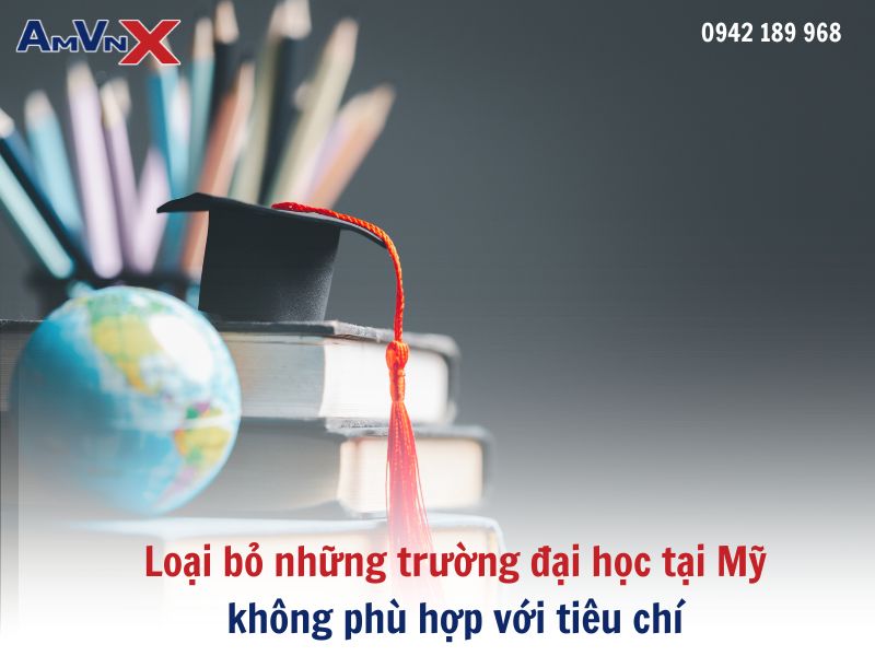 Loại bỏ những trường đại học tại Mỹ không phù hợp với tiêu chí