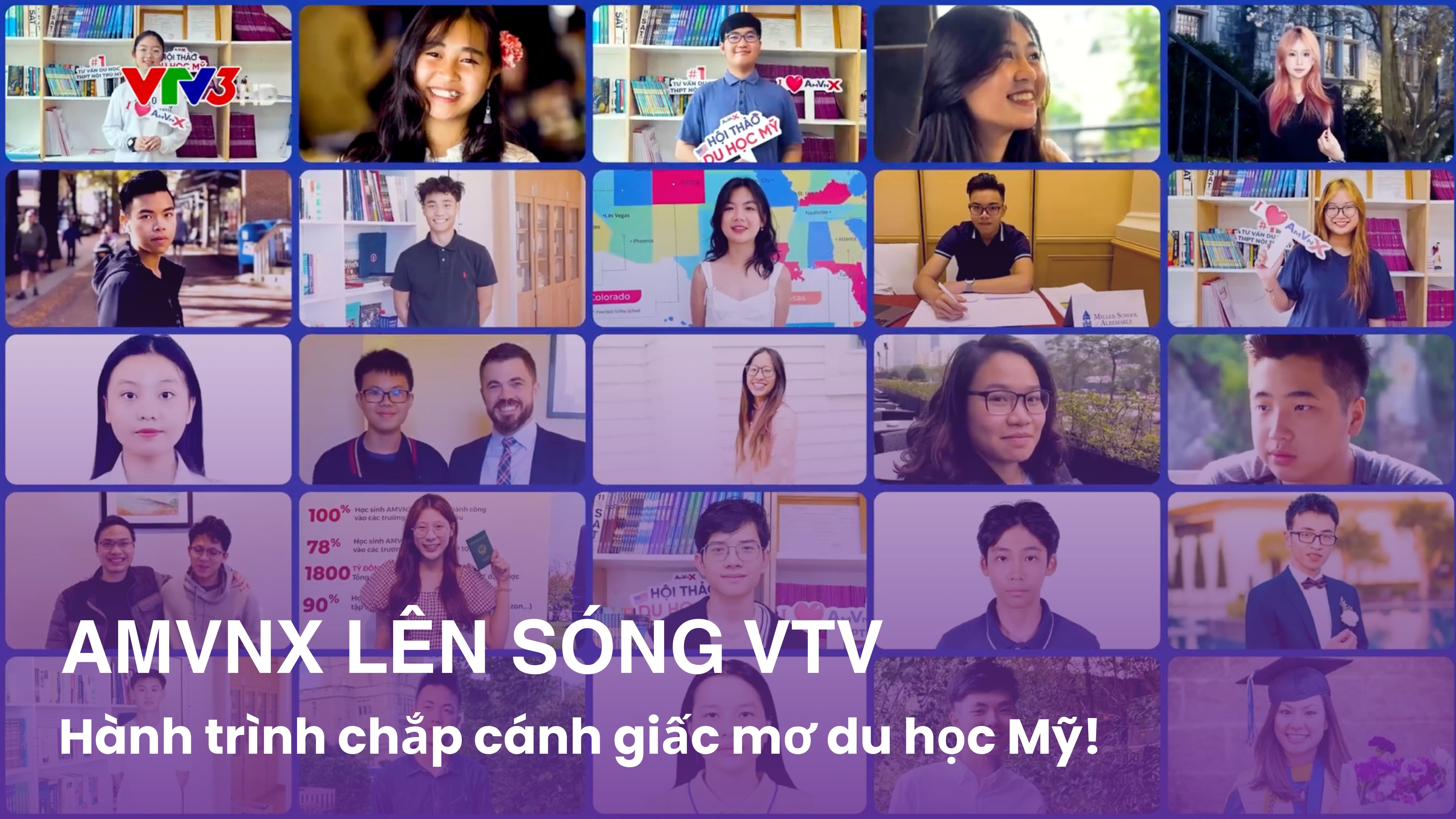 AMVNX - Tổ chức giáo dục Mỹ xuất hiện trên khung giờ vàng VTV3